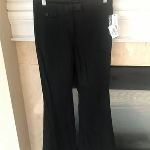 Theory Womens Trousers Flare Black NWT 2 Cirrina
